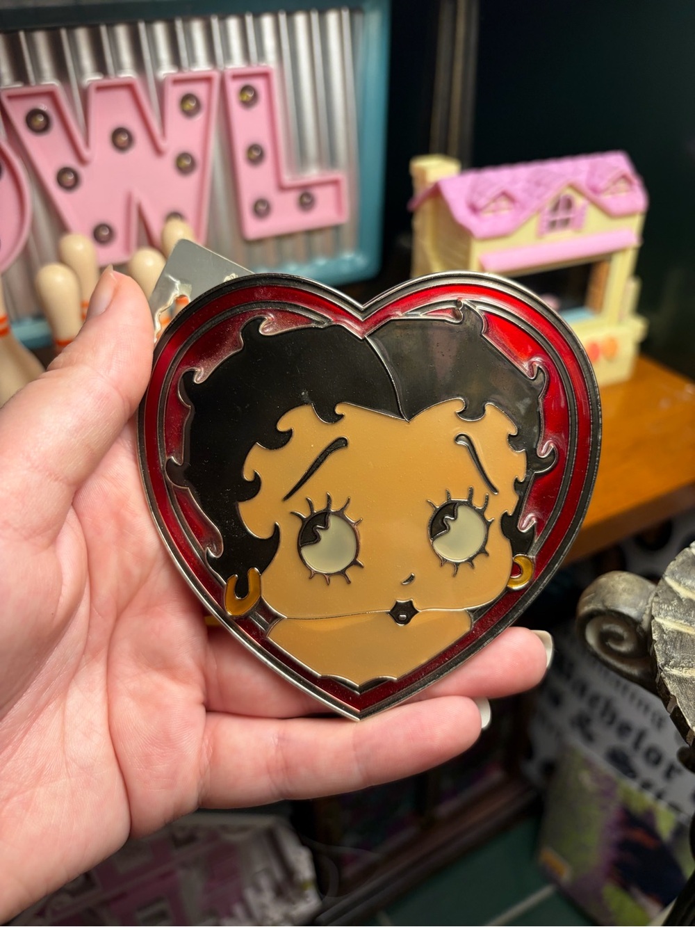 Vintage NWT 2005 Betty Boop Belt Buckle